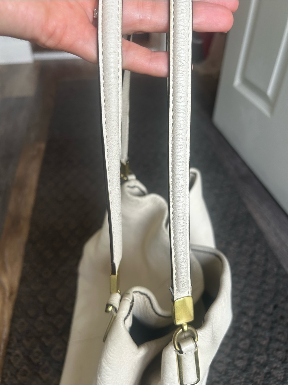 Coach Cream Pebbled Leather Hobo bag - Picture 6 of 13